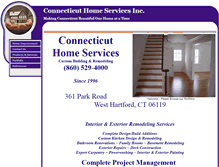 Tablet Screenshot of cthomeservices.com